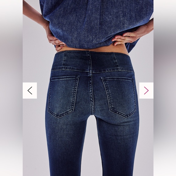 Free People Penny Pull On Flare Jeans - Picture 10 of 10